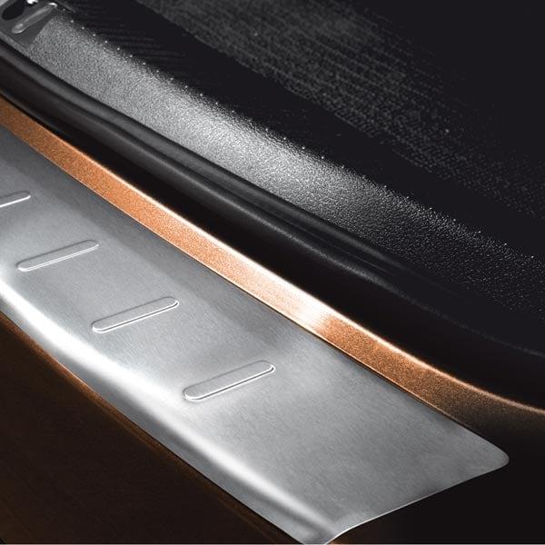 Brushed Steel Rear Bumper Protector VW Touran