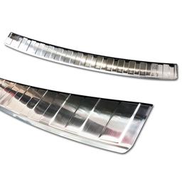 Brushed Steel Rear Bumper Protector Ford Fiesta MK8
