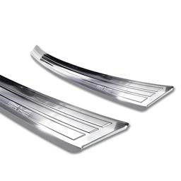 Brushed Steel Rear Bumper Protector Mini Countryman F60