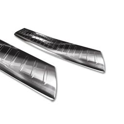 Brushed Steel Rear Bumper Protector Peugeot 508 SW
