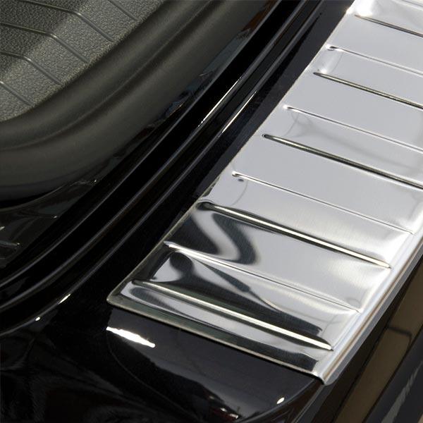 Brushed Steel Rear Bumper Protector VW Touran