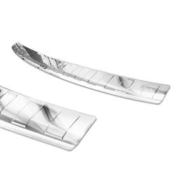 Brushed Steel Rear Bumper Protector Jeep Cherokee