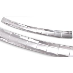 Brushed Steel Rear Bumper Protector Skoda Octavia Estate