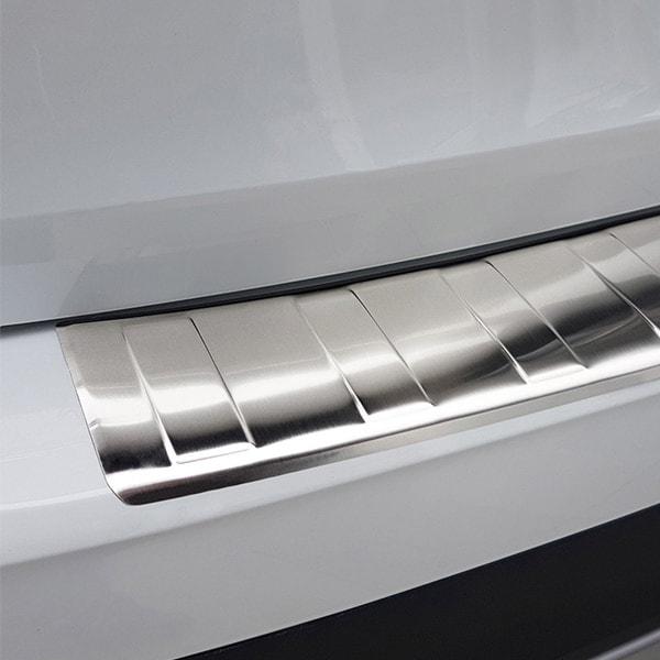 Brushed Steel Rear Bumper Protector Audi A4 B9 Allroad