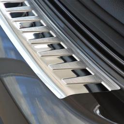 Brushed Steel Rear Bumper Protector Nissan Qashqai II