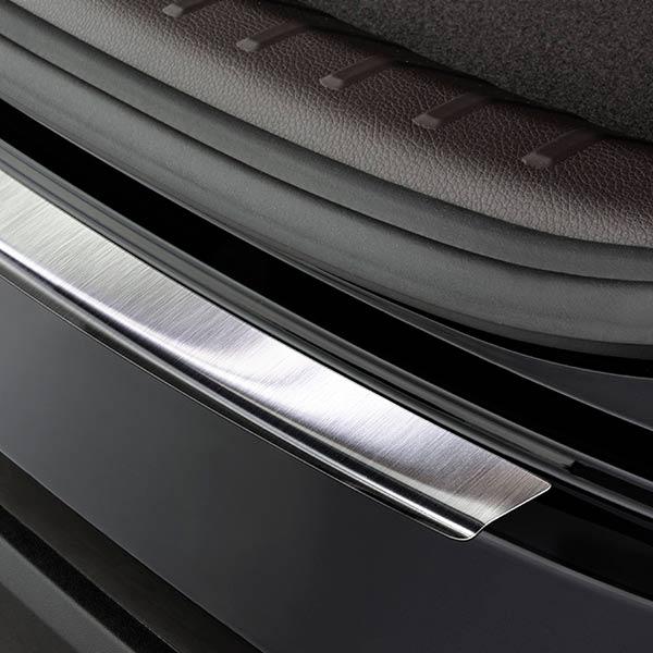 Brushed Steel Rear Bumper Protector Hyundai Santa Fe