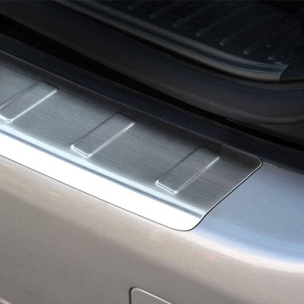 Brushed Steel Rear Bumper Protector Mercedes W211 E-Class
