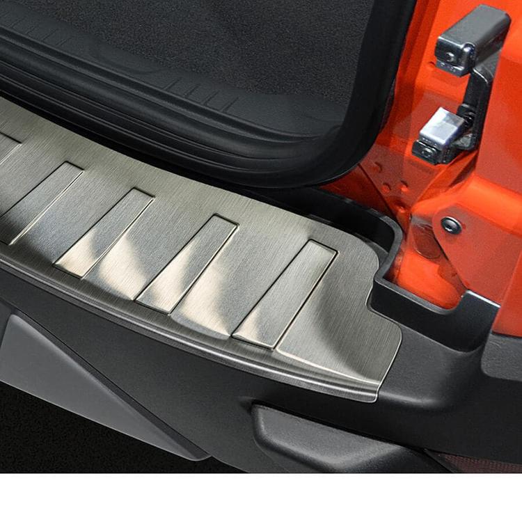 Brushed Steel Rear Bumper Protector Ford Ecosport