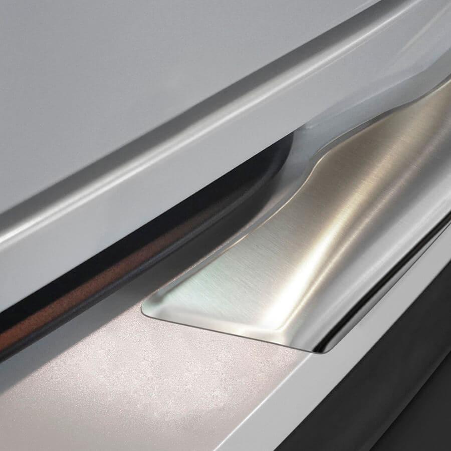 Brushed Steel Rear Bumper Protector Toyota C-HR