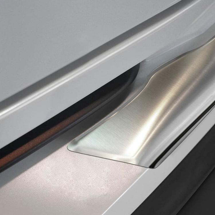 Brushed Steel Rear Bumper Protector Toyota C-HR