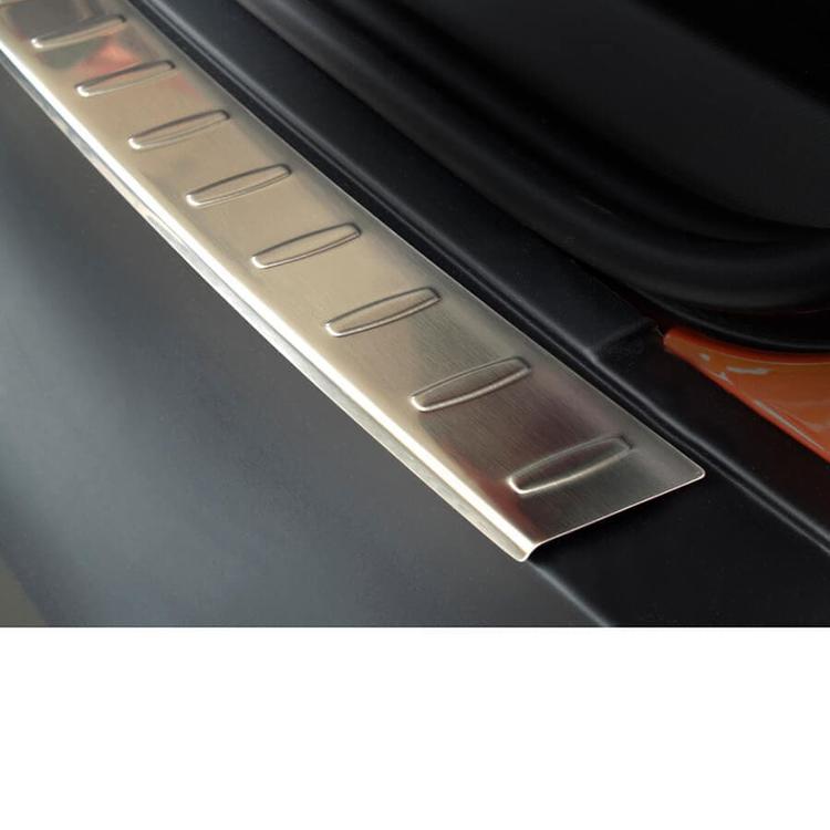 Brushed Steel Rear Bumper Protector Renault Captur