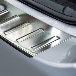 Brushed Steel Rear Bumper Protector Toyota Corolla X Sedan