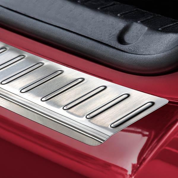Brushed Steel Rear Bumper Protector Toyota Avensis Sedan