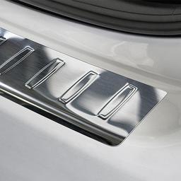 Brushed Steel Rear Bumper Protector Toyota Yaris