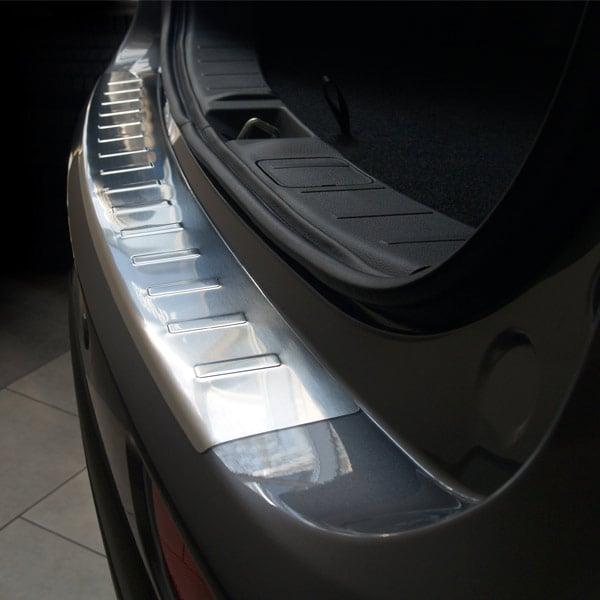 Brushed Steel Rear Bumper Protector Mitsubishi Outlander
