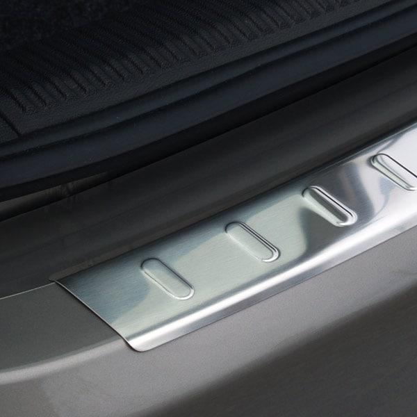 Brushed Steel Rear Bumper Protector Skoda Fabia Station Wagon