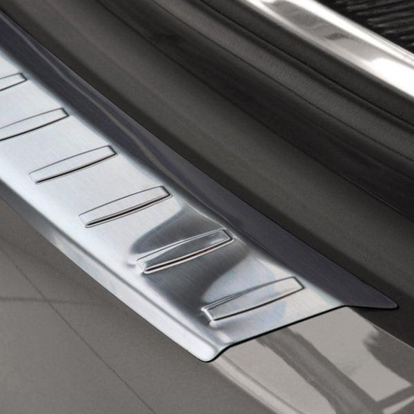 Brushed Steel Rear Bumper Protector Skoda Superb B Station Wagon