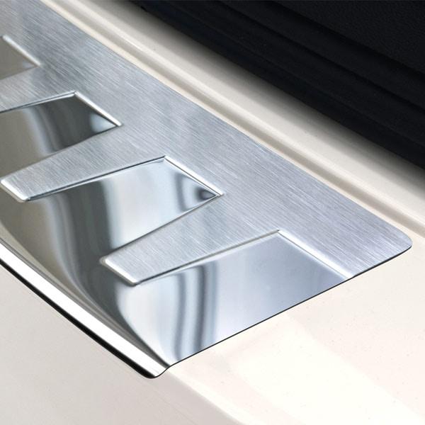 Brushed Steel Rear Bumper Protector Skoda Octavia RS Station Wagon