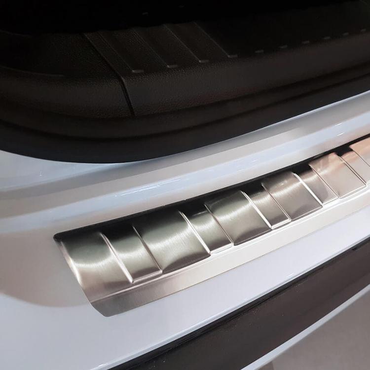 Brushed Steel Rear Bumper Protector Seat Ateca 5D