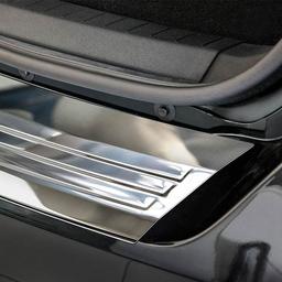 Brushed Steel Rear Bumper Protector Fiat Freemont