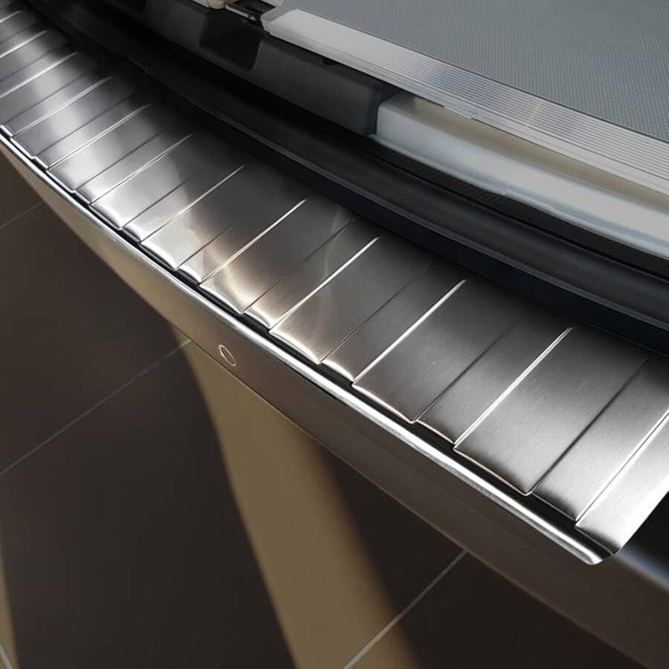 Brushed Steel Rear Bumper Protector Peugeot Expert 4D