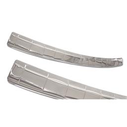 Brushed Steel Rear Bumper Protector Skoda Octavia Estate