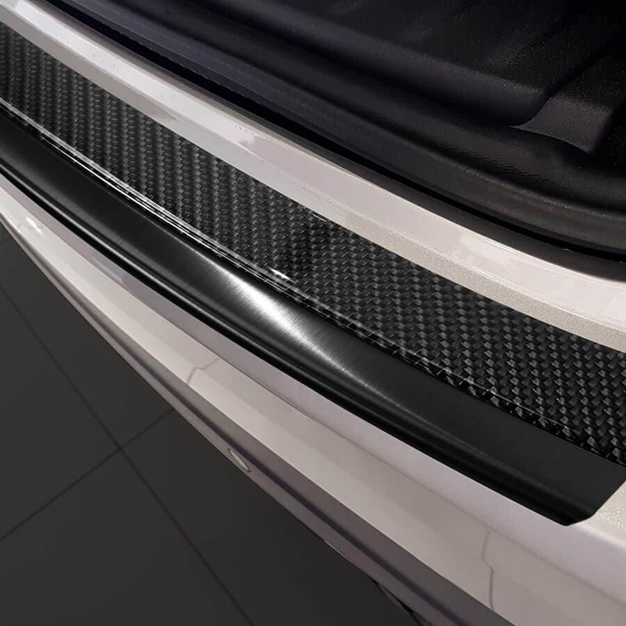 Lastskydd svart borstat stål och kolfiber till Jaguar F-Pace