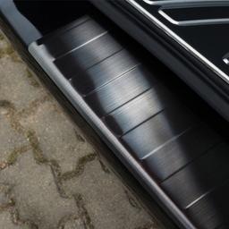 Black Brushed Steel Rear Bumper Protector Mercedes V-Class