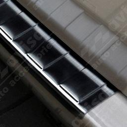 Black Brushed Steel Rear Bumper Protector Mercedes Vito W639