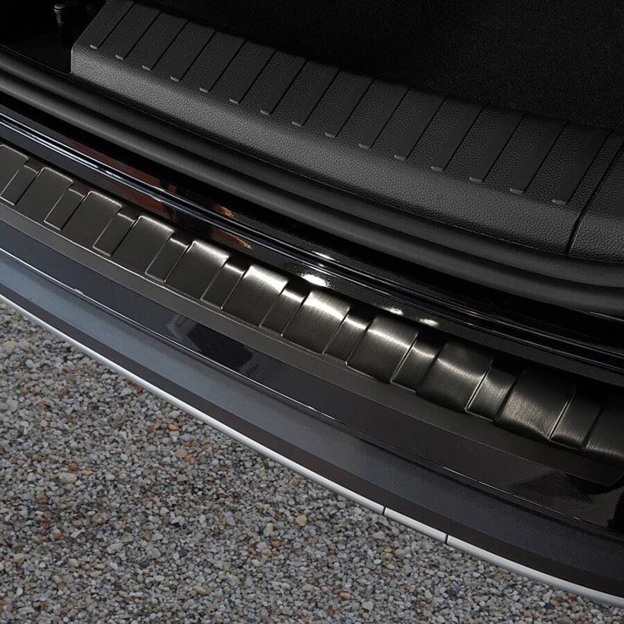 Black Brushed Steel Rear Bumper Protector Seat Ateca 5D