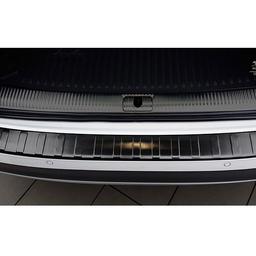 Black Brushed Steel Rear Bumper Protector Audi A4 B9 Allroad