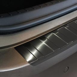 Black Brushed Steel Rear Bumper Protector Toyota Corolla (E160)