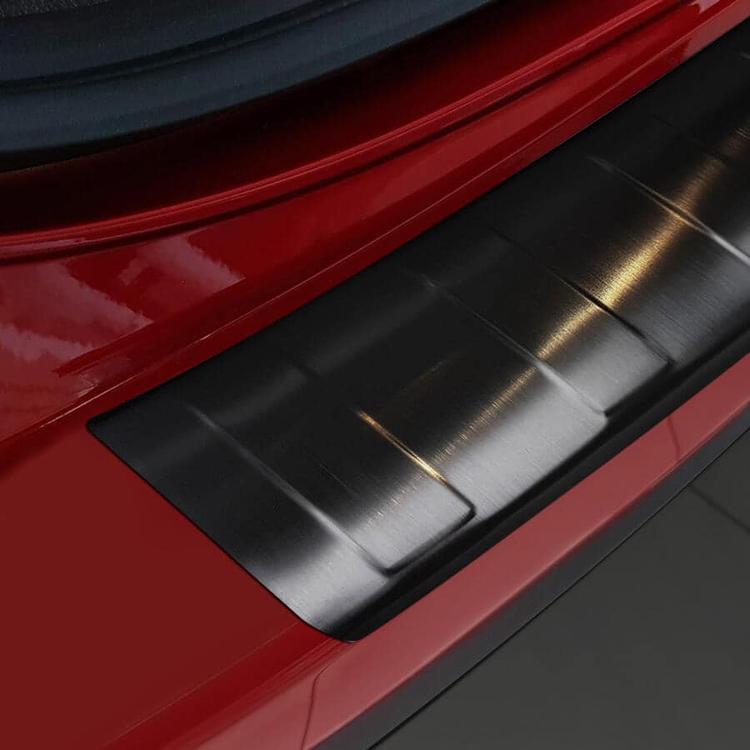 Black Brushed Steel Rear Bumper Protector Mazda CX-5