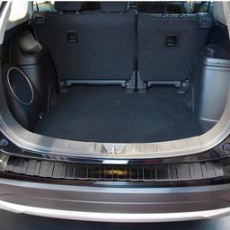 Black Brushed Steel Rear Bumper Protector Mitsubishi Outlander