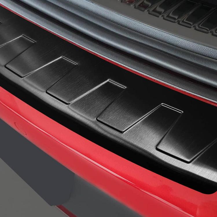 Black Brushed Steel Rear Bumper Protector Seat Leon (5F) ST
