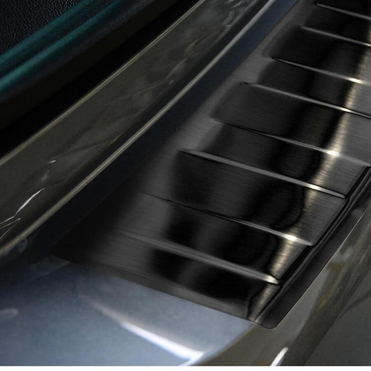 Black Brushed Steel Rear Bumper Protector Opel Insignia Sports Tourer