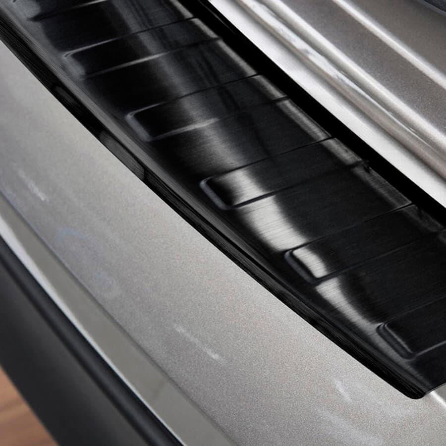 Black Brushed Steel Rear Bumper Protector Hyundai Tucson