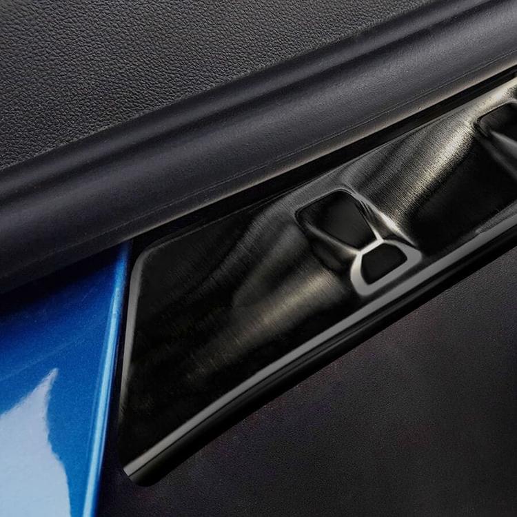 Lastskydd svart borstat stål till Opel Grandland X