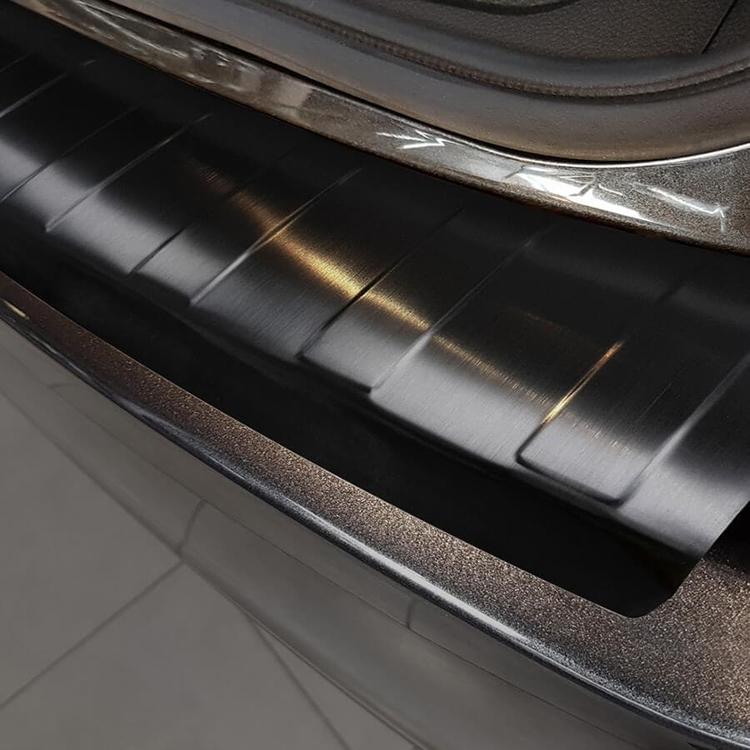 Black Brushed Steel Rear Bumper Protector Subaru Impreza (GT) 5D