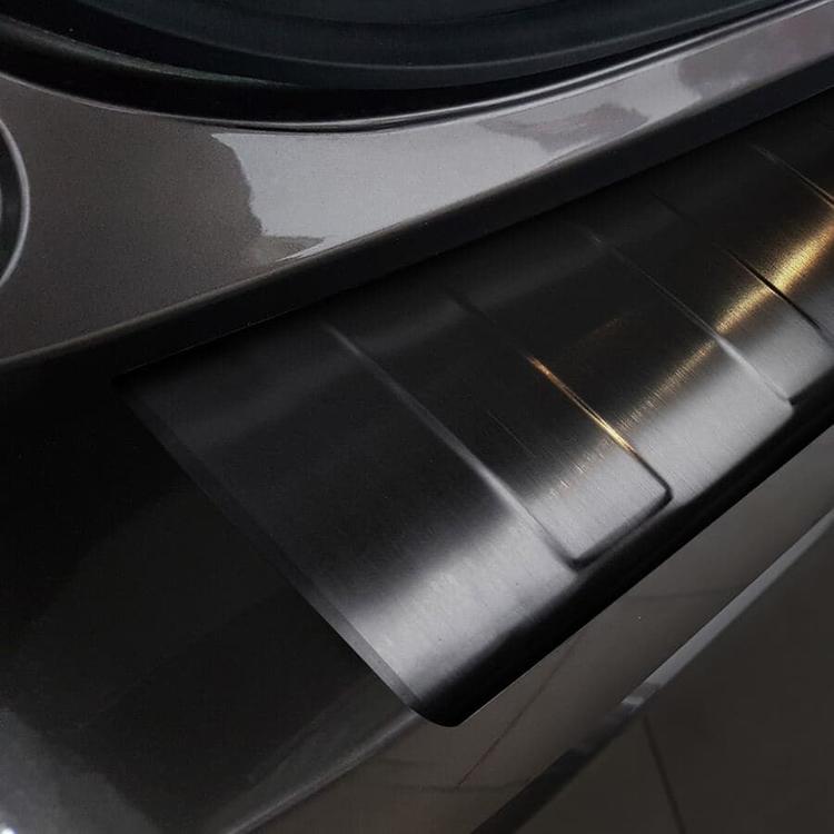 Black Brushed Steel Rear Bumper Protector Mitsubishi ASX
