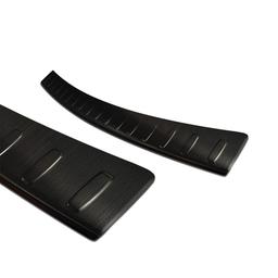 Black Brushed Steel Rear Bumper Protector Dacia Duster