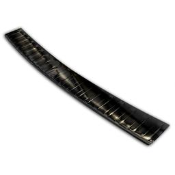 Black Brushed Steel Rear Bumper Protector Peugeot Expert
