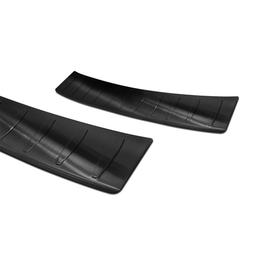 Black Brushed Steel Rear Bumper Protector Opel Corsa F Hatchback
