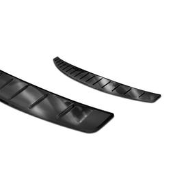 Black Brushed Steel Rear Bumper Protector Mercedes CLA C118