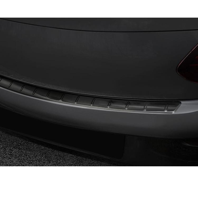 Black Brushed Steel Rear Bumper Protector Mercedes W205 C-Class Coupe AMG