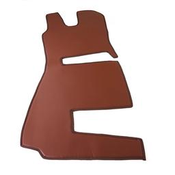 Engine cover & Floor mats leatherlook Brown