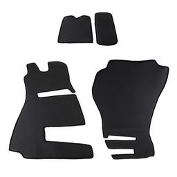 Engine cover & Floor mats leatherlook Black