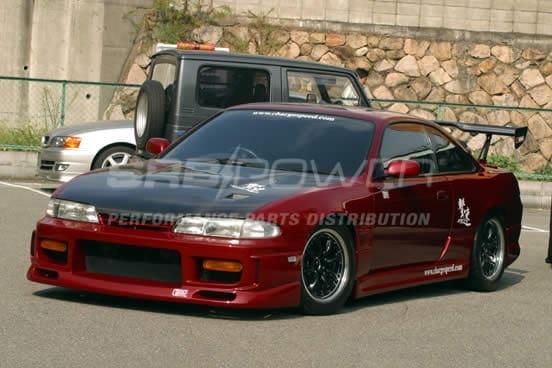 S14 SILVIA Carbon konepelti ilmanotolla