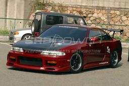 S14 SILVIA Carbon konepelti ilmanotolla