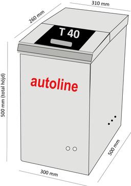 Autoline Sandspridare för truckar T40